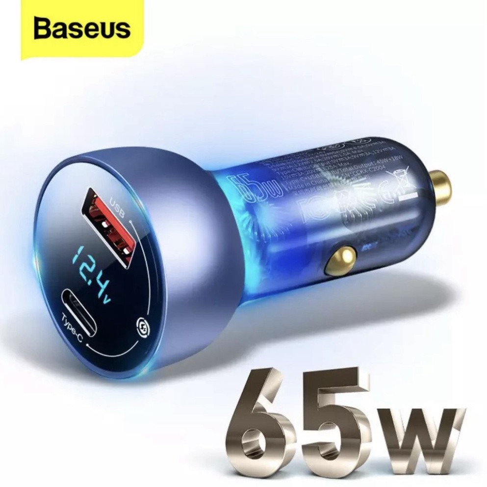 Tẩu sạc nhanh công suốt cao Baseus 65w