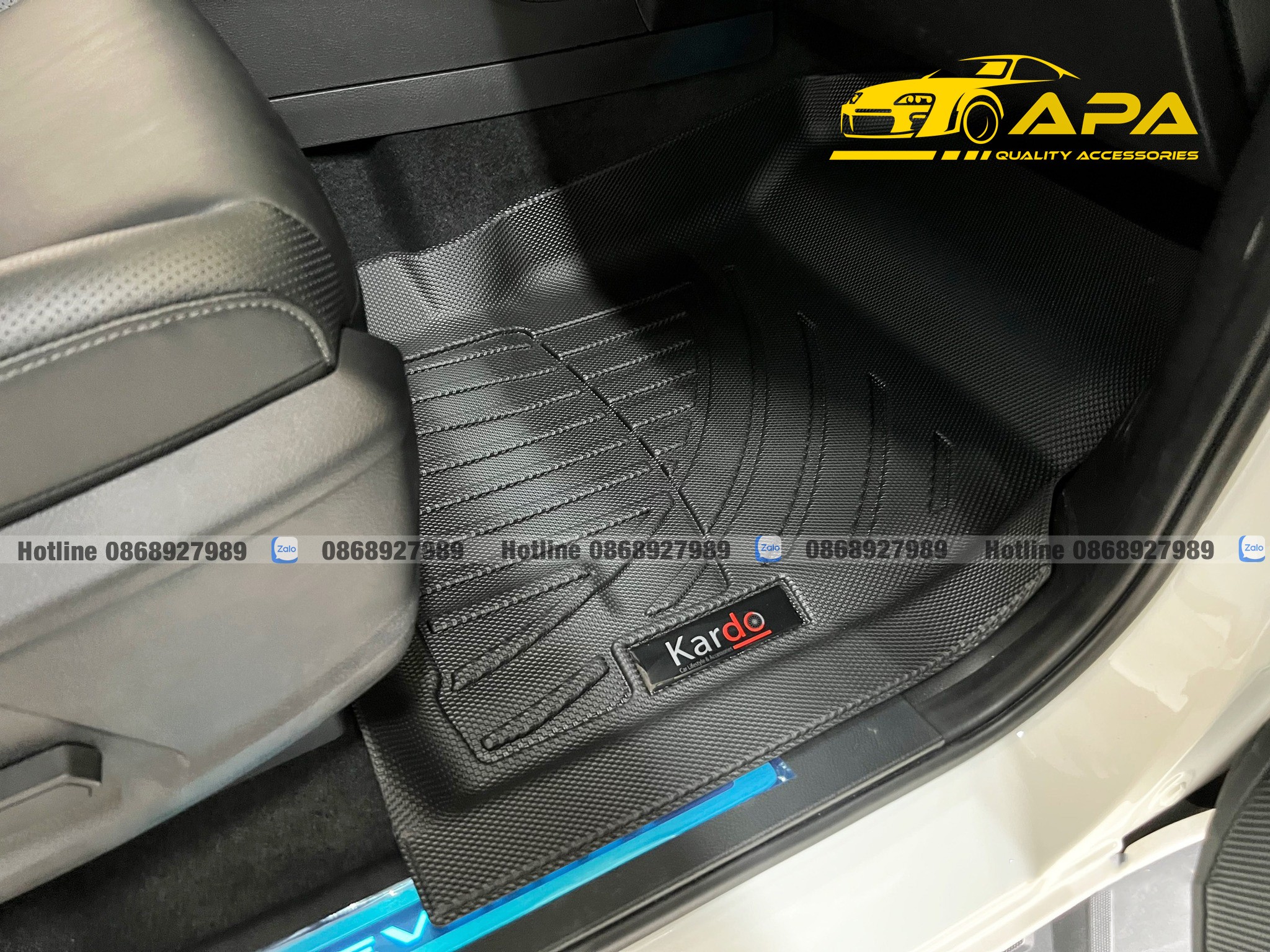 Thảm Lót Sàn Xe Ford Everest Thương Hiệu Kardo