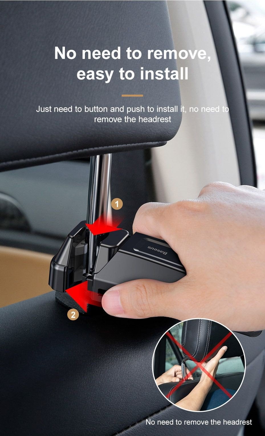 backseat vehicle phone holder hook 12 fdaa1a9e0f6c48c09baa9f9d0f040348