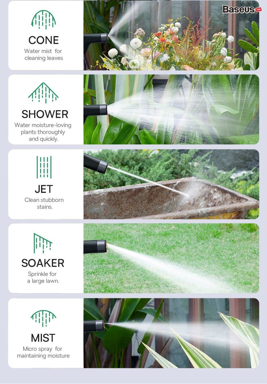 baseus gf4 horticulture watering spray nozzle images 59 a74f7291af6447b7aa95a494e40e10da