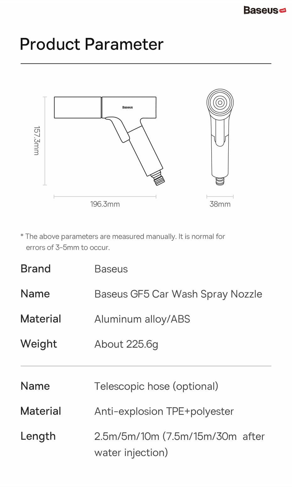 baseus gf5 car wash spray nozzle images 16 47922f1525f146e6bea61e608d8e254d