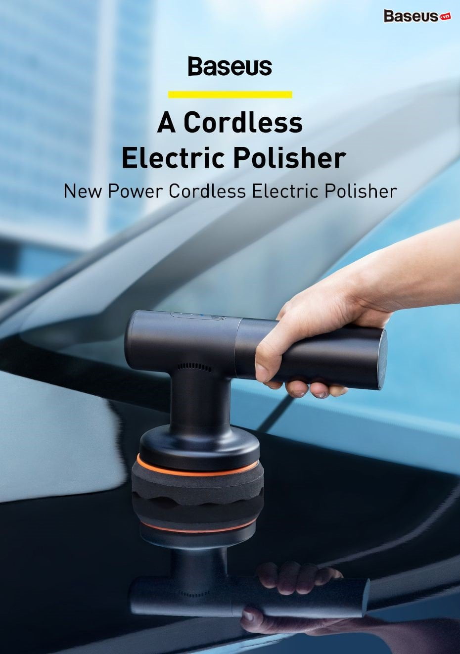baseus new power cordless electric polisher black include 002 504358b41d854b039dbfb2abf93a6469
