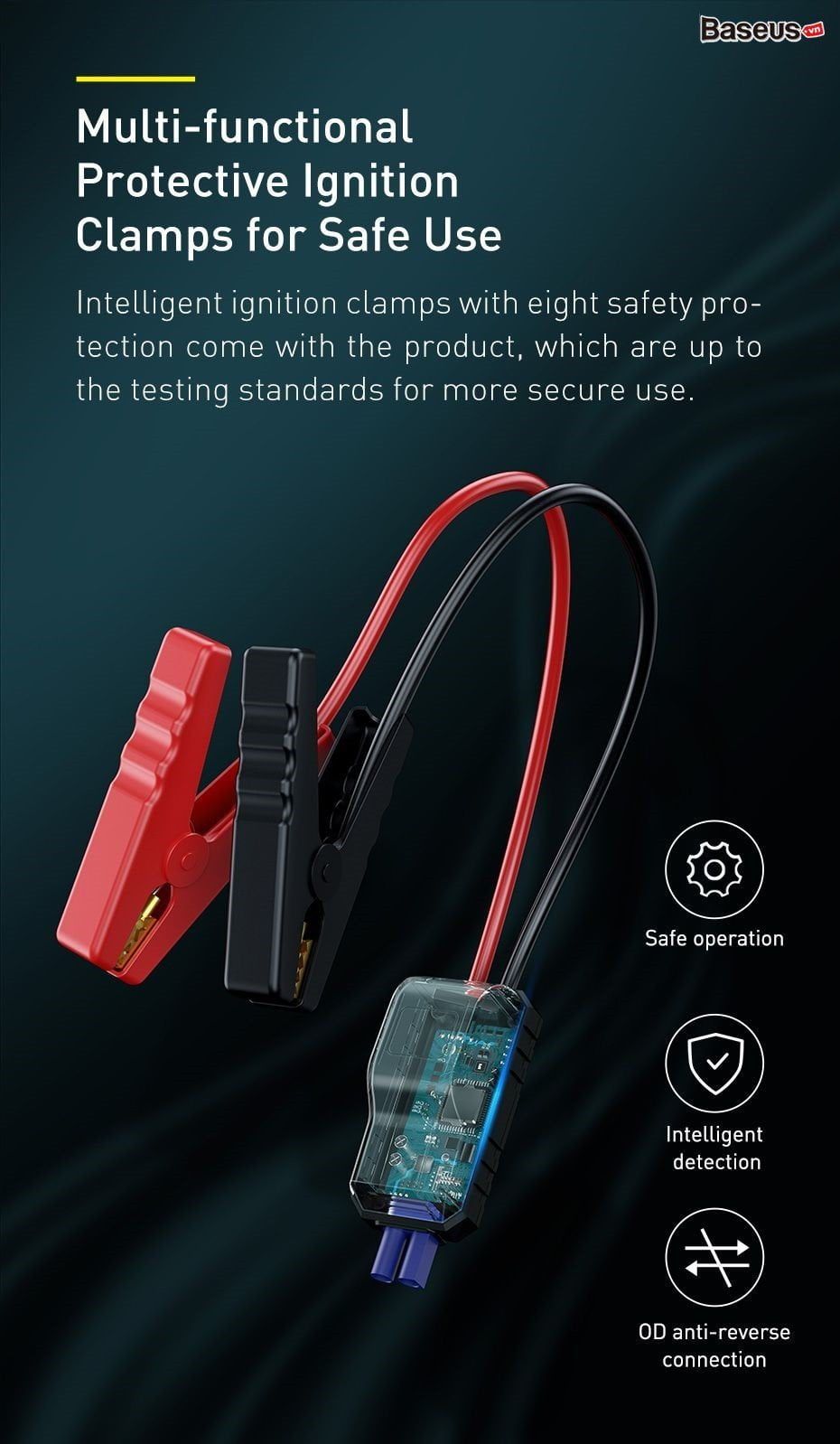 Bộ kích bình ô tô Baseus Super Energy pro 12000mAh