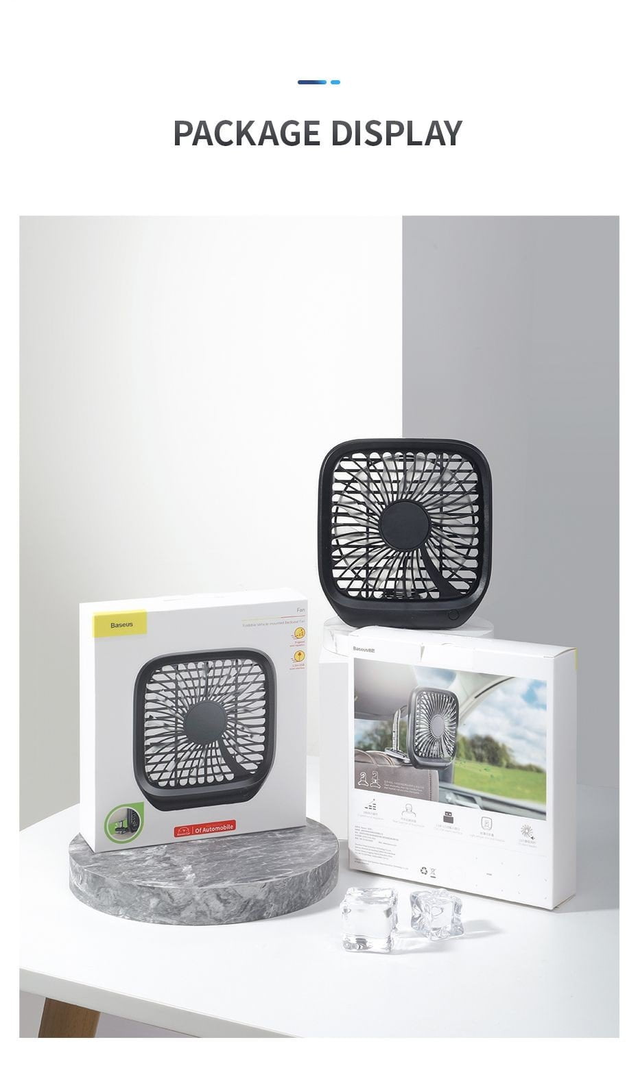 foldable vehicle mounted backseat fan white 21 a19d3749291a48bc8062def5933b87d0