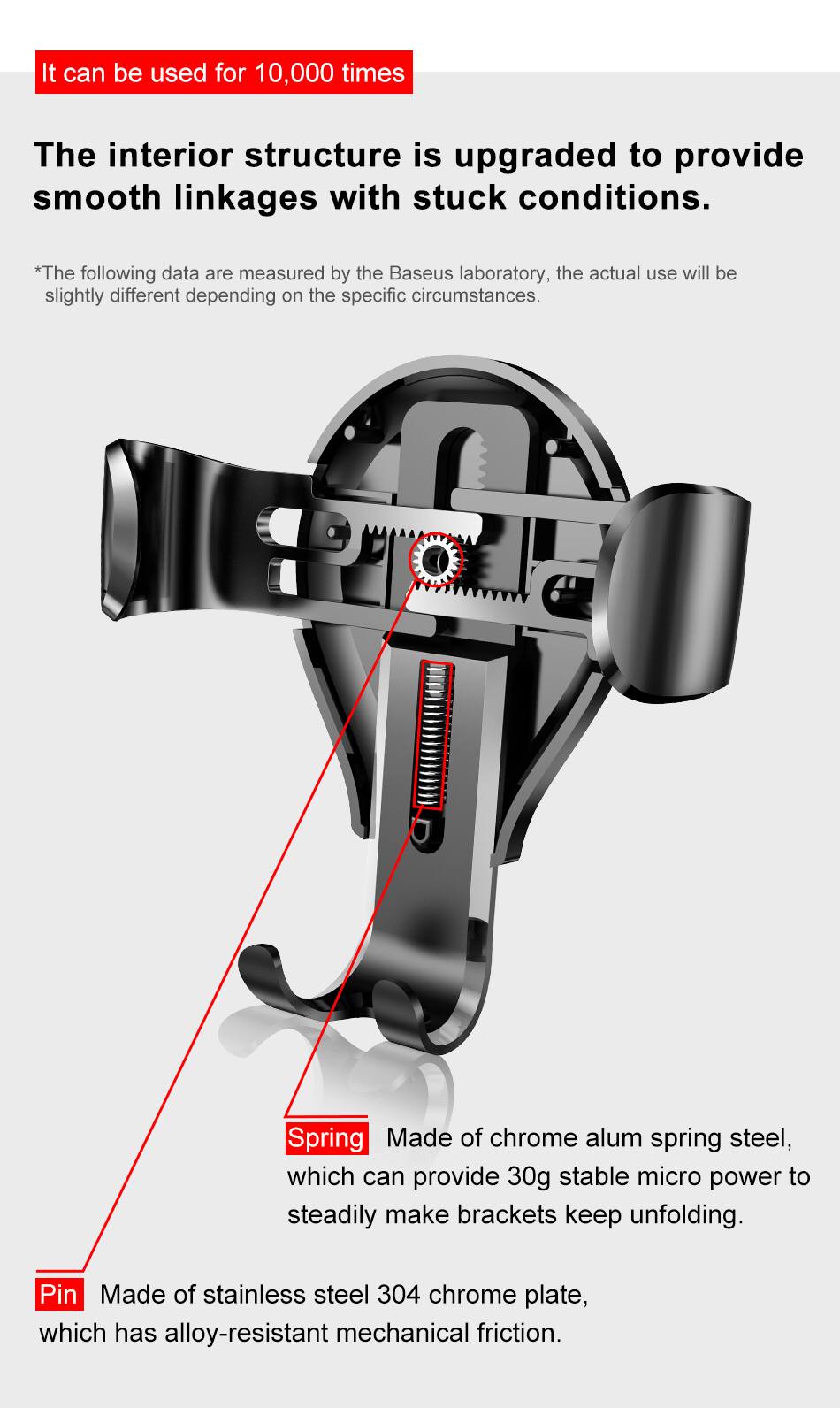 Giá Đỡ Điện Thoại Ô Tô Baseus Osculum Type Gravity Car Mount