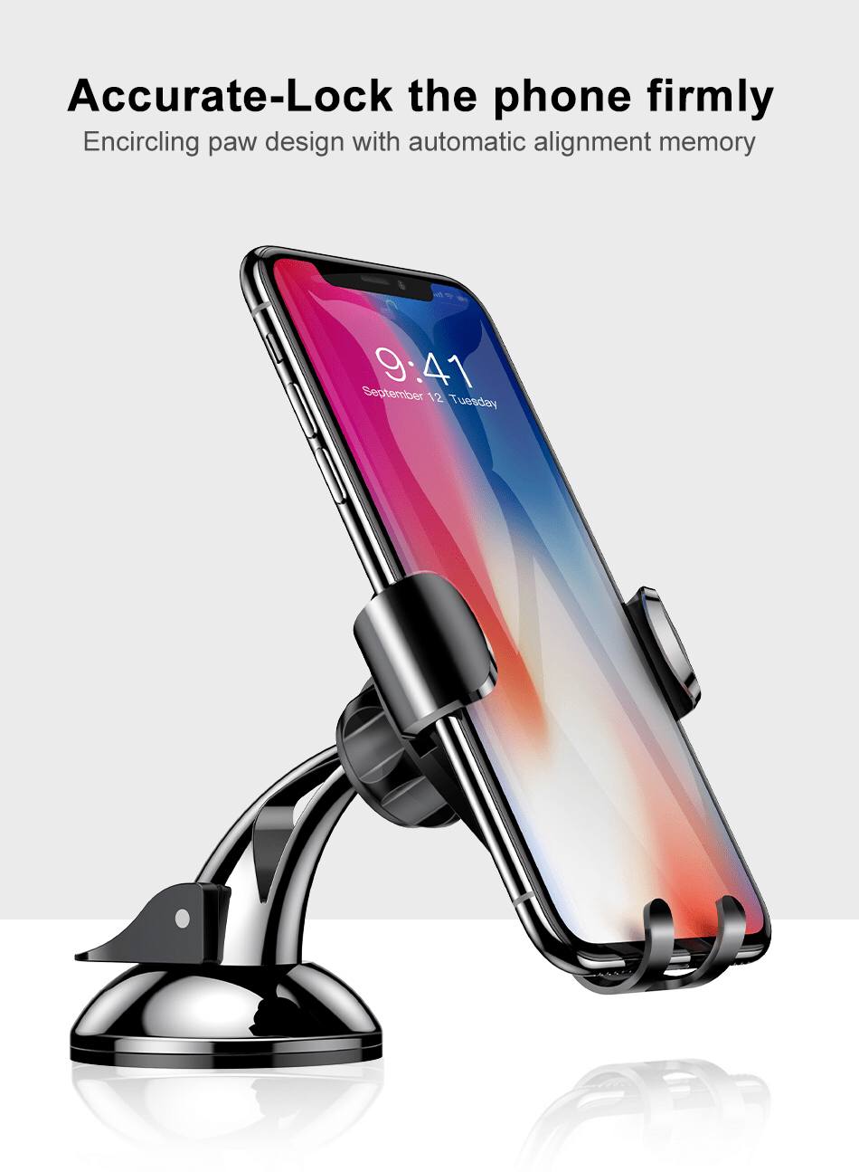 Giá Đỡ Điện Thoại Ô Tô Baseus Osculum Type Gravity Car Mount