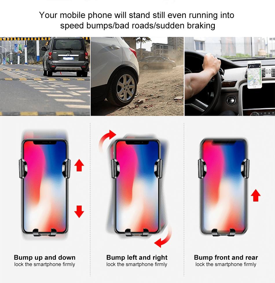 Giá Đỡ Điện Thoại Ô Tô Baseus Osculum Type Gravity Car Mount