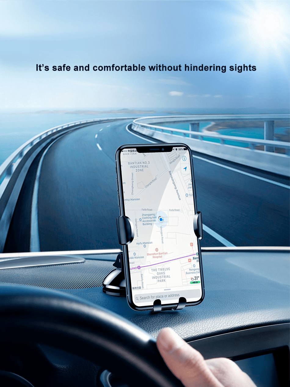 Giá Đỡ Điện Thoại Ô Tô Baseus Osculum Type Gravity Car Mount