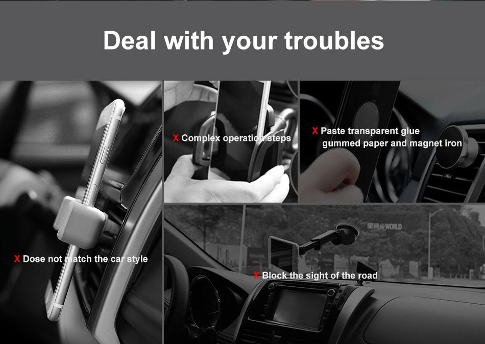 Giá Đỡ Điện Thoại Ô Tô Baseus Osculum Type Gravity Car Mount