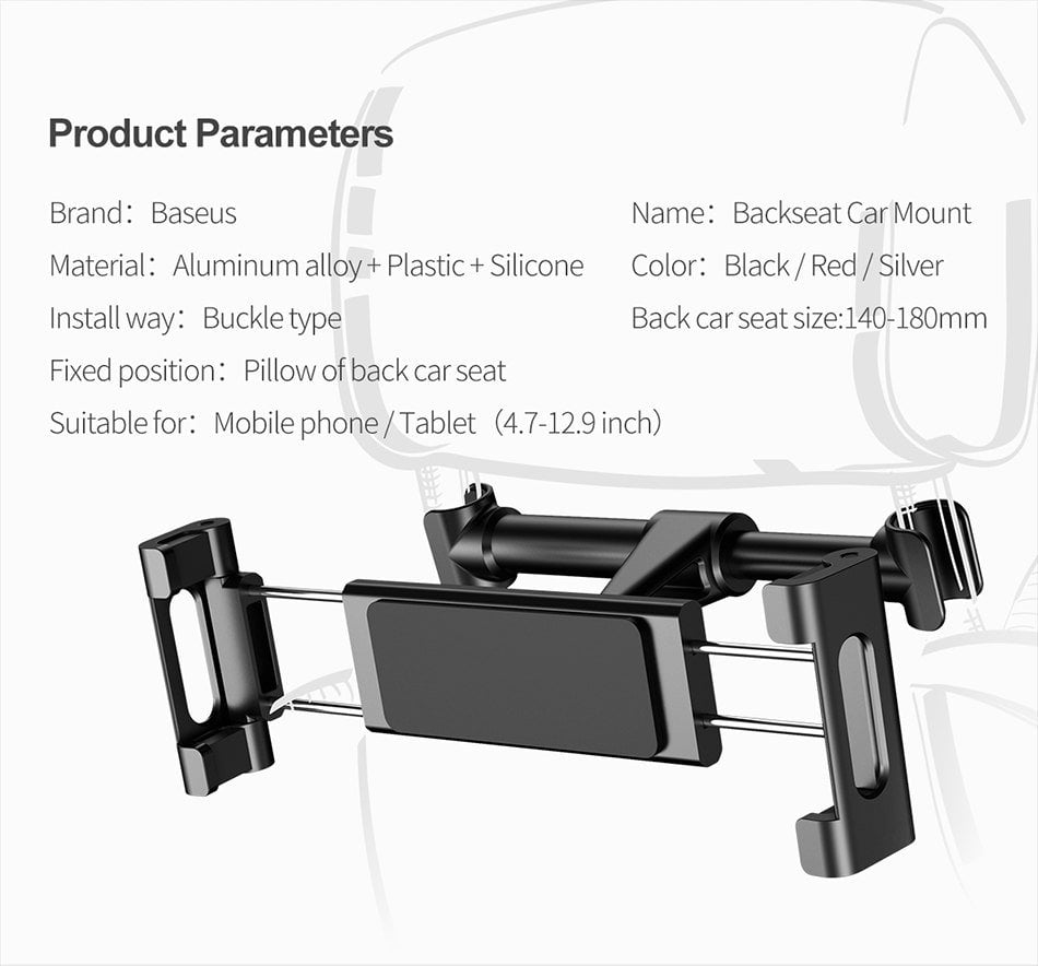 Giá đỡ điện thoại Ipad ô tô Baseus LV236
