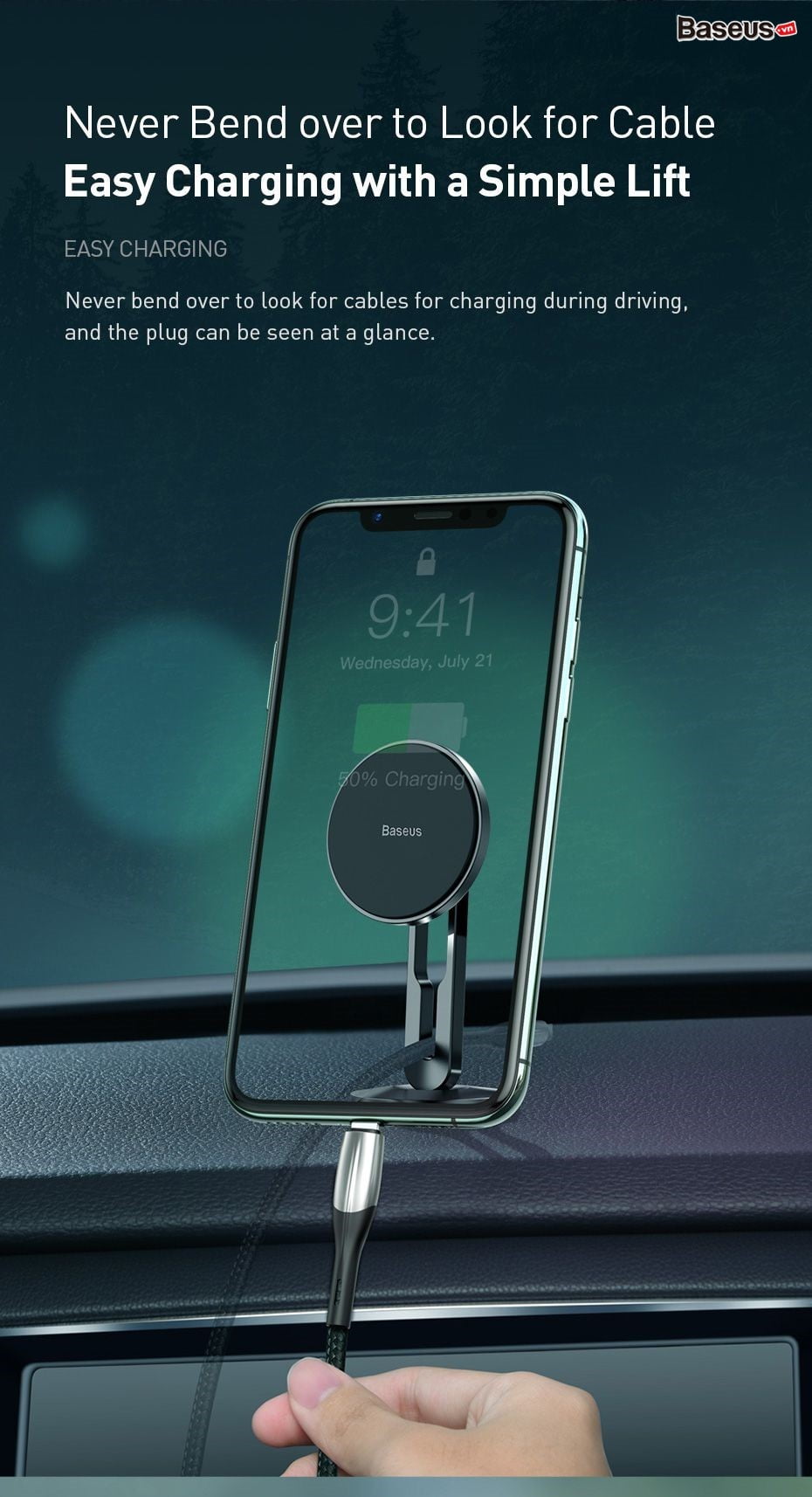 hollow magnetic car mount holder 04 2b33d8f7addd44acbb042ebfb86f1416