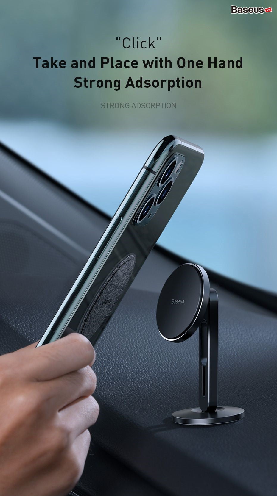 hollow magnetic car mount holder 05 cced0d18b32142a1830467ebc1149229