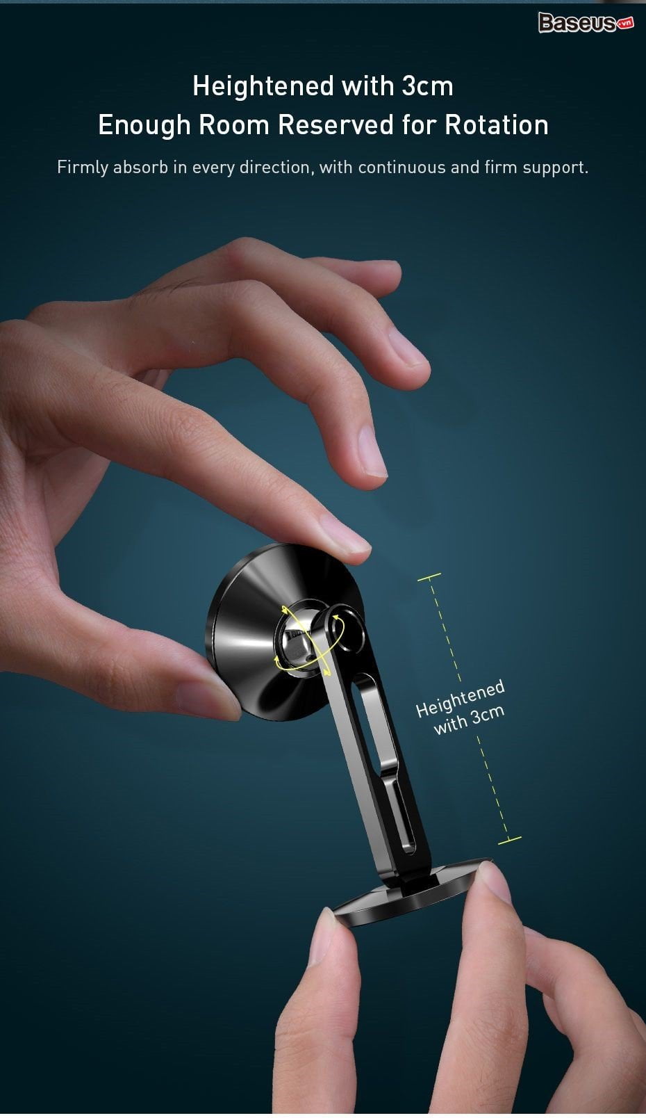 hollow magnetic car mount holder 08 f751efe9c9bf421b86072e80083fc57d
