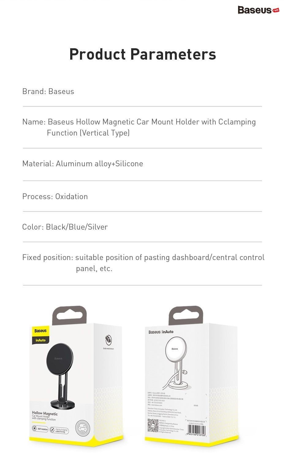hollow magnetic car mount holder 16 828d290280b948c9a94e82f3995473f2