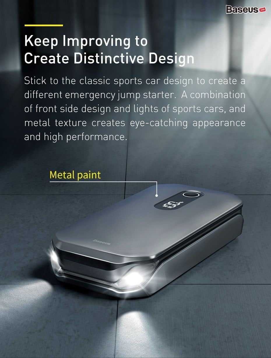Bộ kích bình ô tô Baseus Super Energy pro 12000mAh