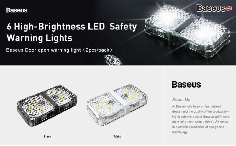 Đèn Led Cảnh Bảo Mở Cửa Xe Ô Tô Baseus