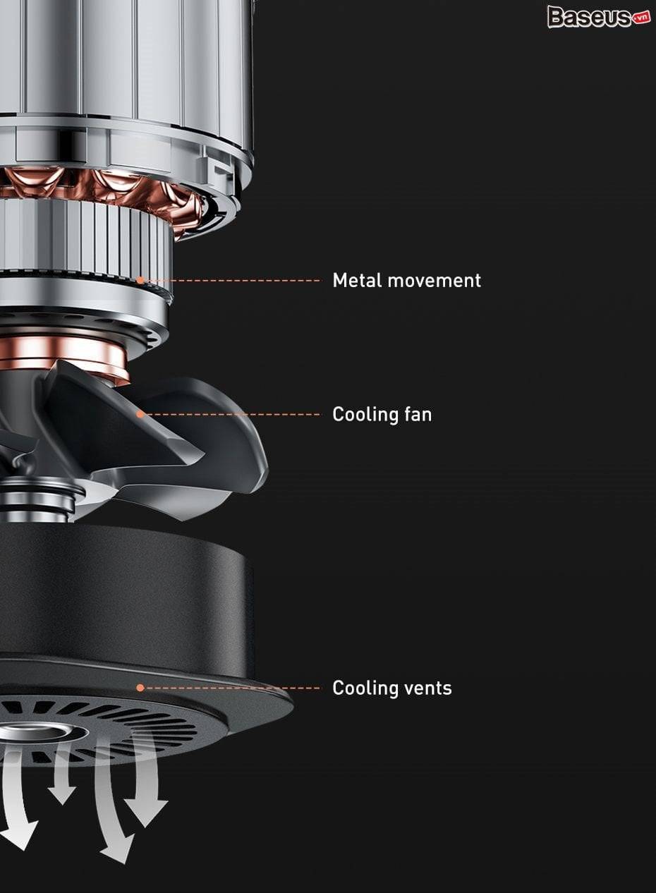 máy bơm lốp ô tô Baseus Super Mini Inflator Pump