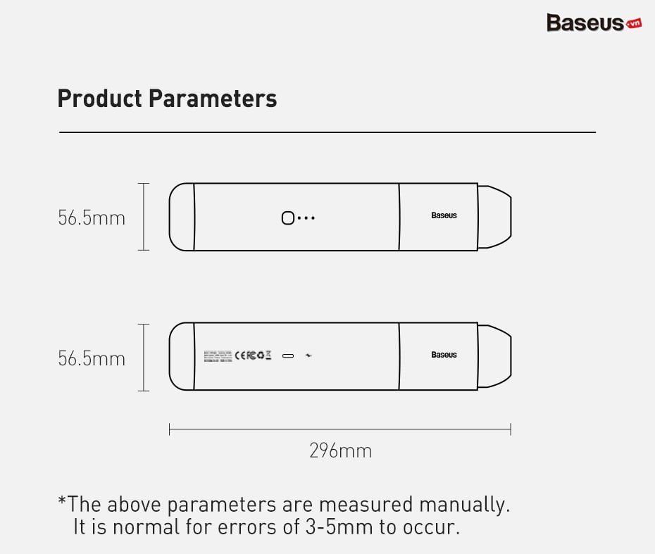 Máy Hút Bụi Mini Cầm Tay Baseus A3