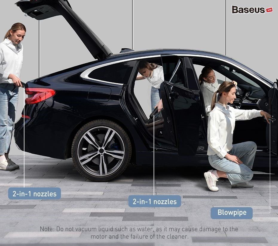 Máy Hút Bụi Mini Cầm Tay Baseus A3