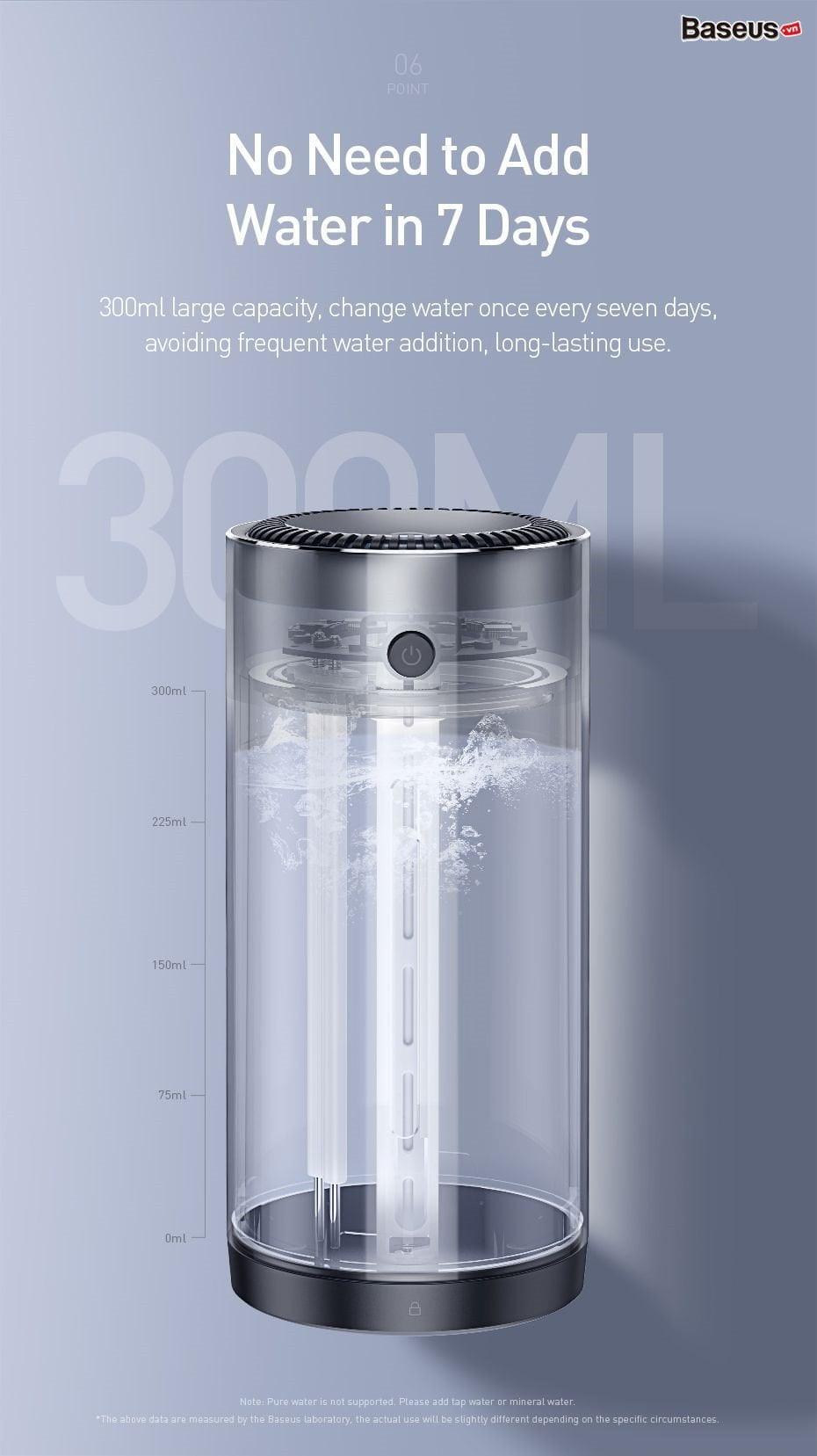 Máy phun sương tạo ẩm Baseus 300ml