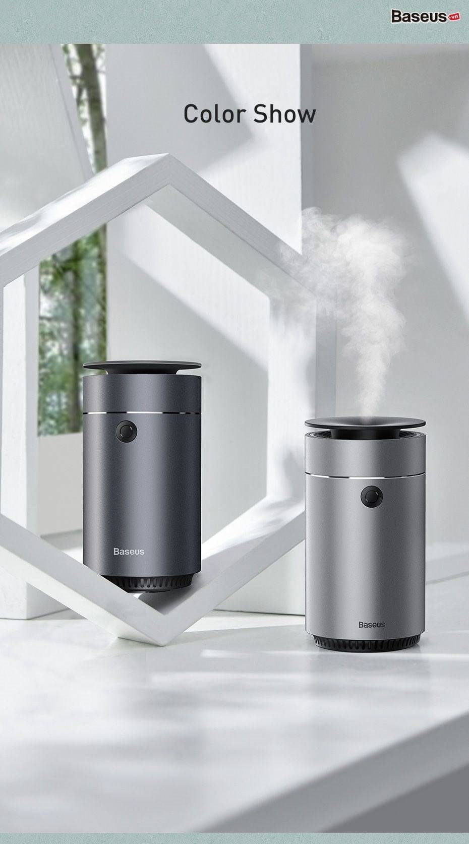 Máy phun sương tạo ẩm Baseus xông tinh dầu Time Aromatherapy Humidifier