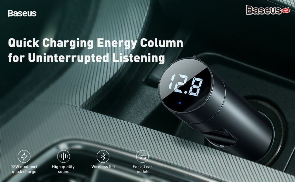 nergy column car wireless mp3 charger pps quick charger english c0s1 0709ab855ee942f693f826de3cd4728d