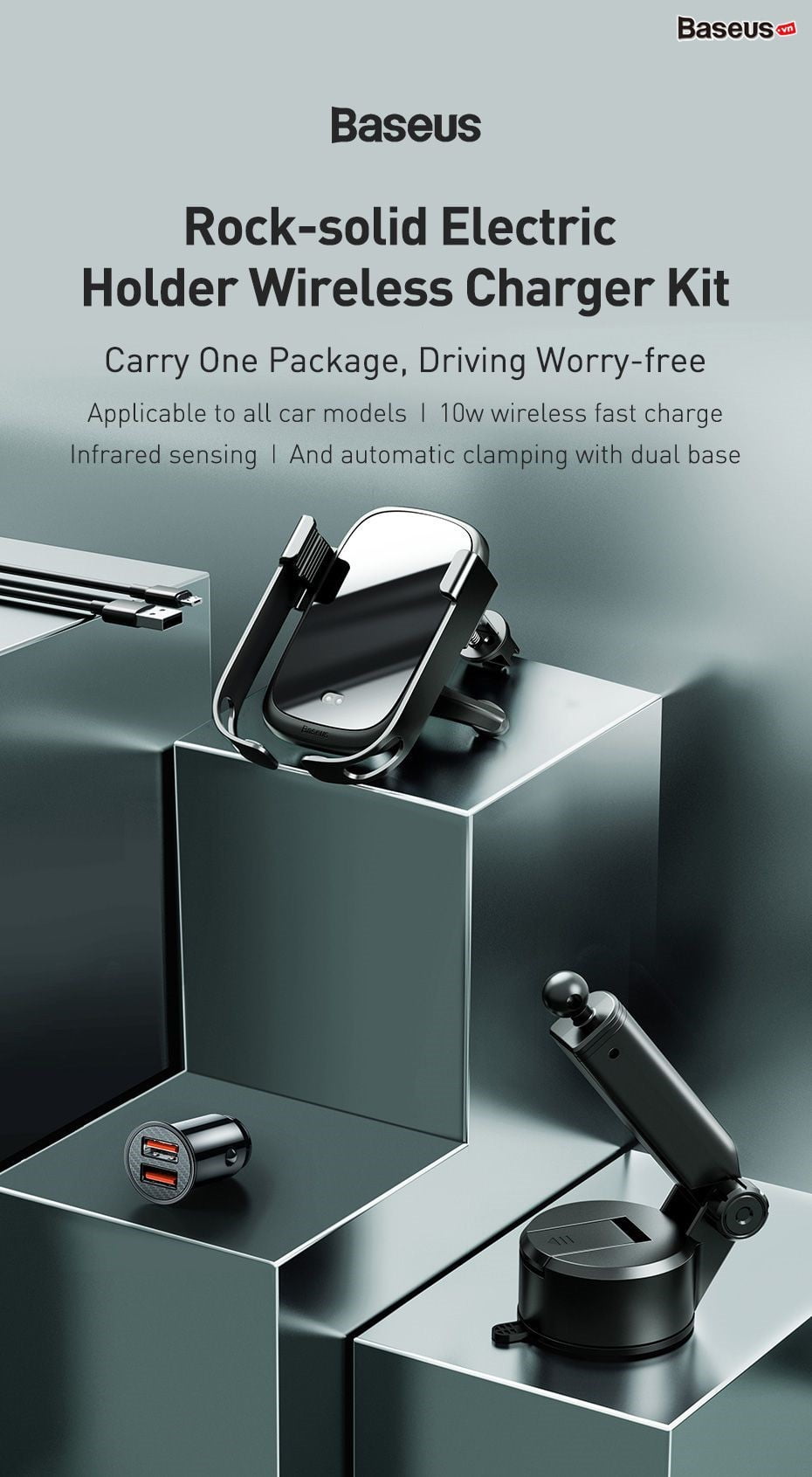 rock solid electric holder wireless charger kit 02 747e4cccfeb449f689281b03024aaa51