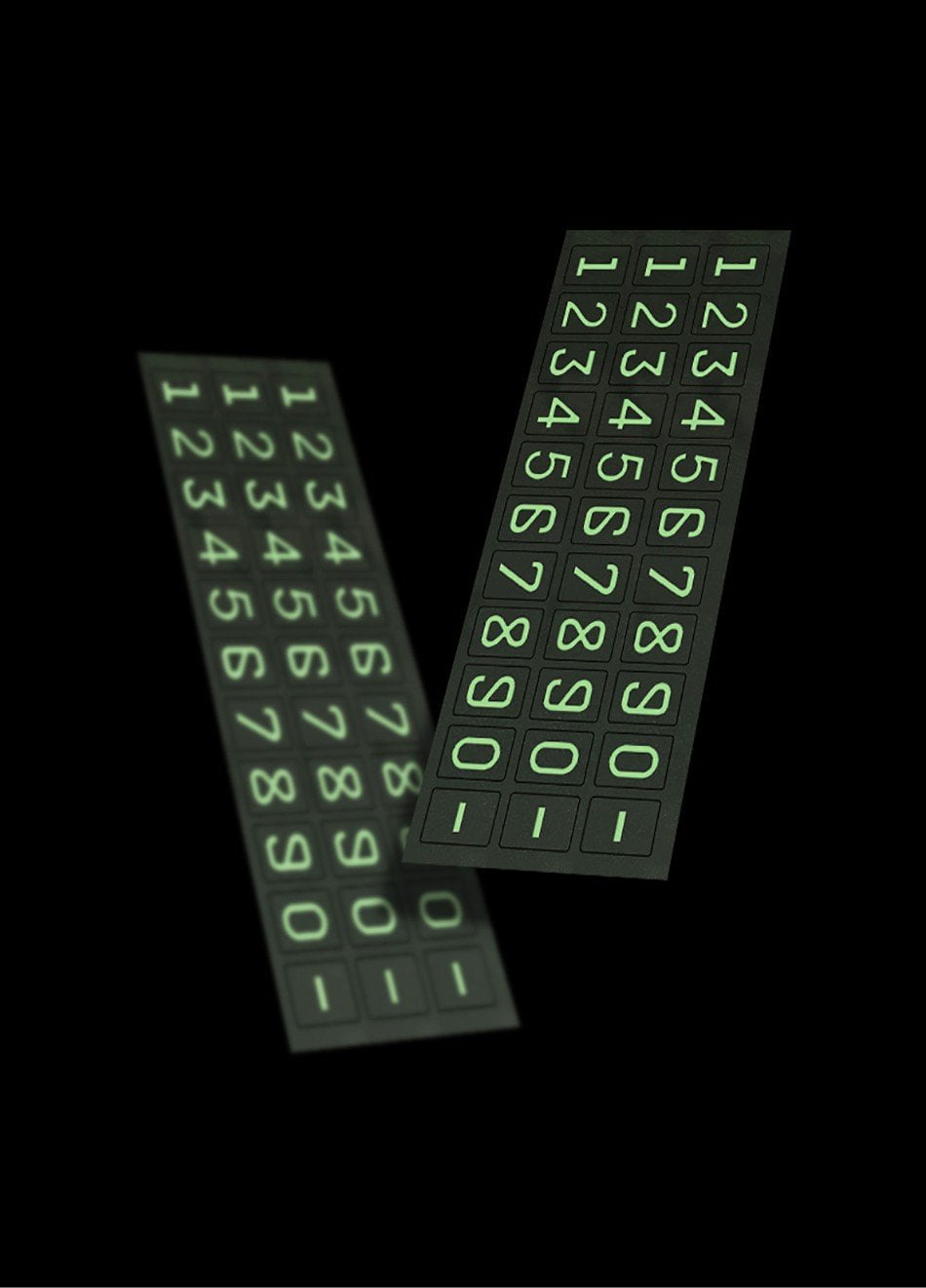 silicone number card 22