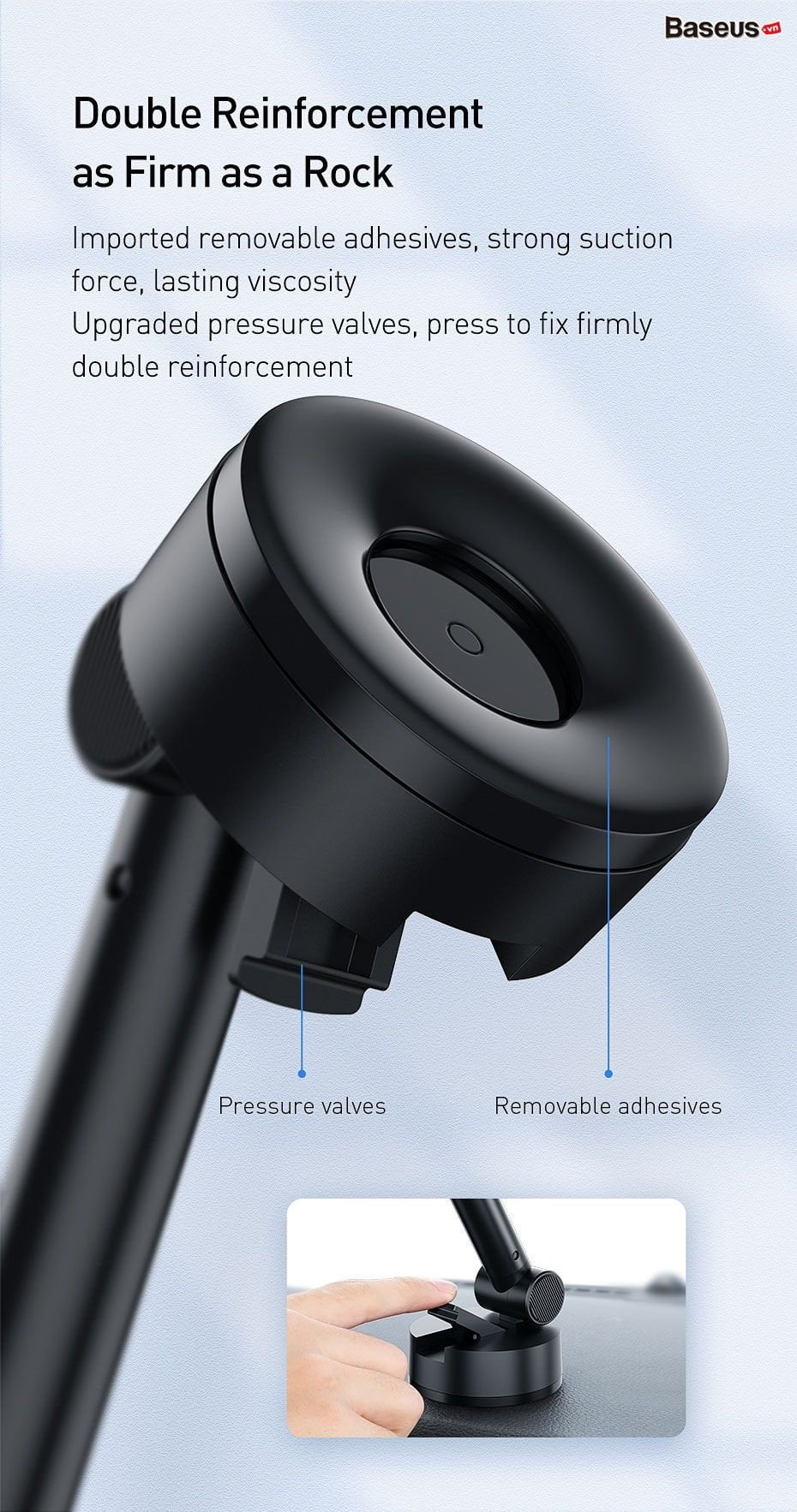 simplism gravity car mount holder with suction base 03 bf77e5407600447b9401974b0302bacf