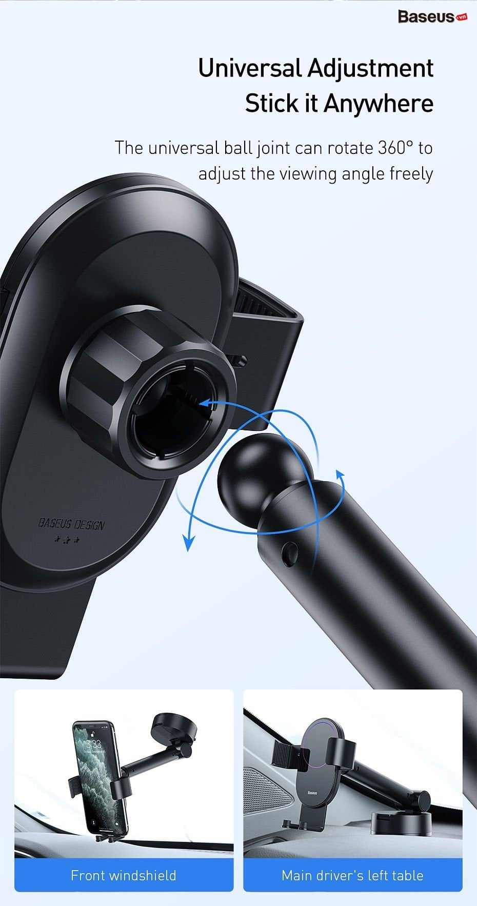 simplism gravity car mount holder with suction base 09 89346c1a049d4e40a44499b6c2204991