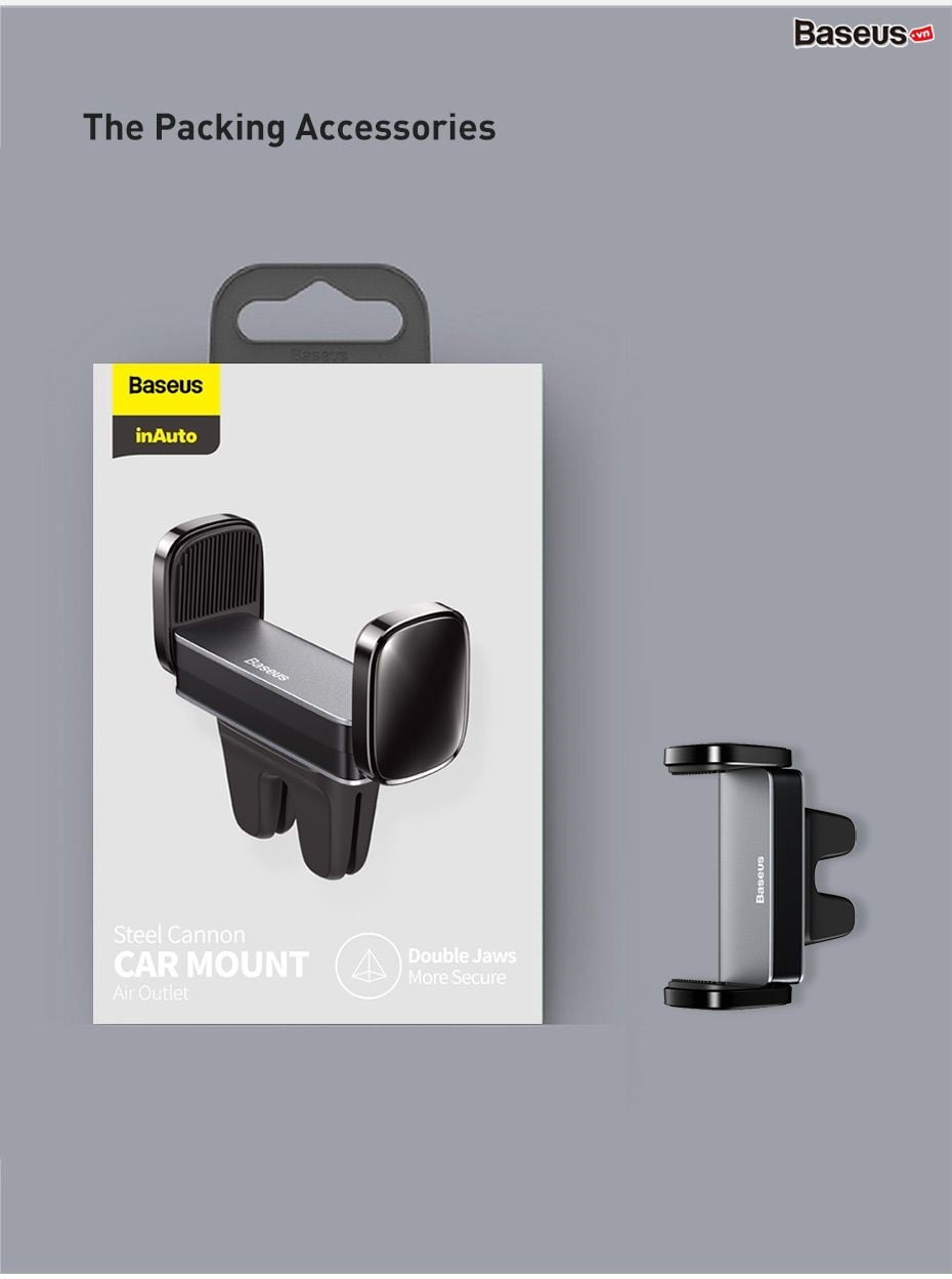steel cannon air outlet car mount 17 01ae5f4222b34cb1bb93f49dd5803b1f