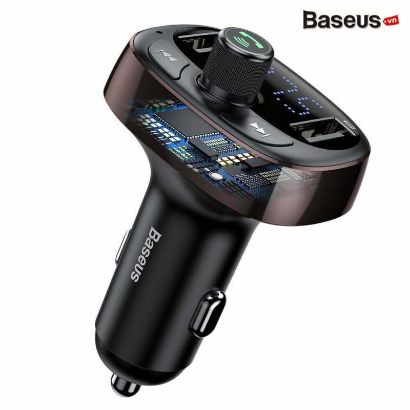 Tẩu Sạc Ô Tô Đa Năng Baseus S09 T-Typed MP3