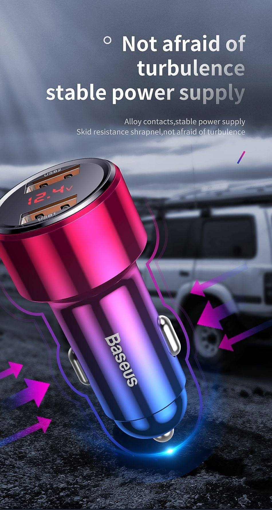 Tẩu Sạc Nhanh Đa Năng Ô Tô Baseus Magic Series PPS