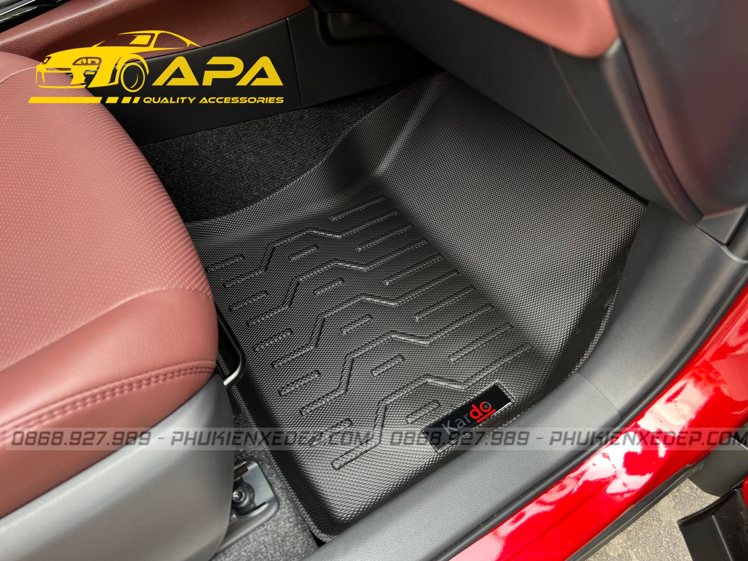 Thảm lót sàn Ô Tô Toyota Cross Thương Hiệu Kardo