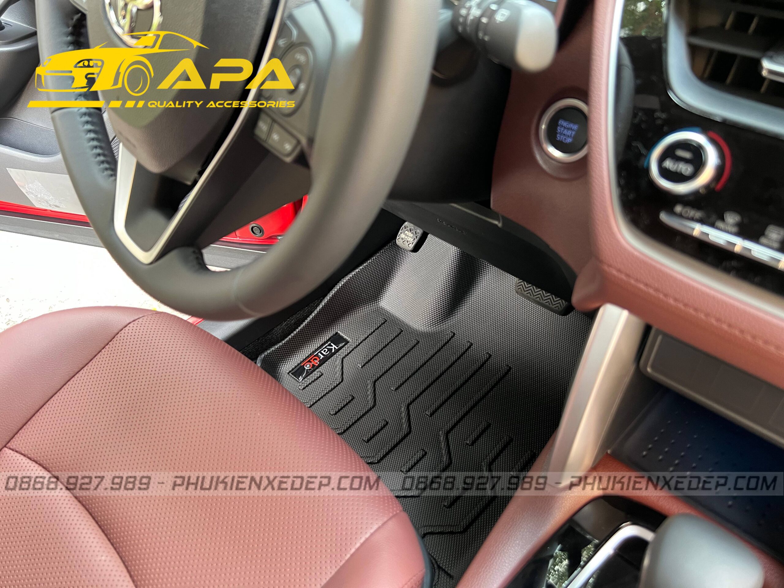 Thảm lót sàn Ô Tô Toyota Cross Thương Hiệu Kardo