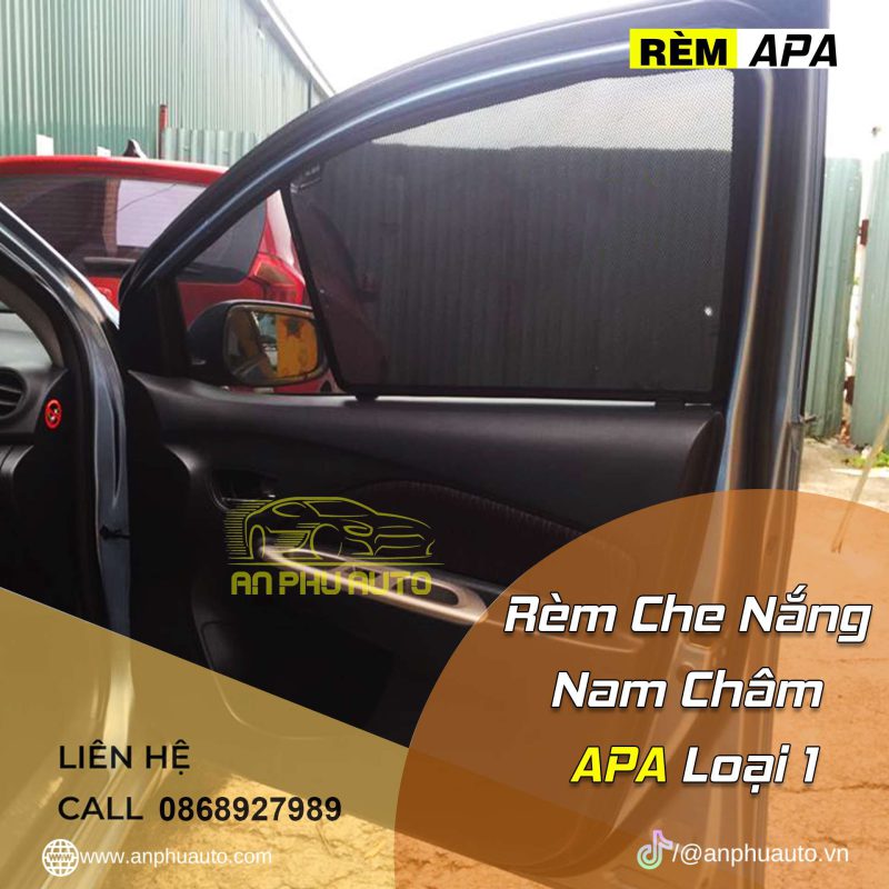 Rèm Nam Châm Ô Tô Toyota Yaris 2007-2012 Sedan - Hình ảnh 2