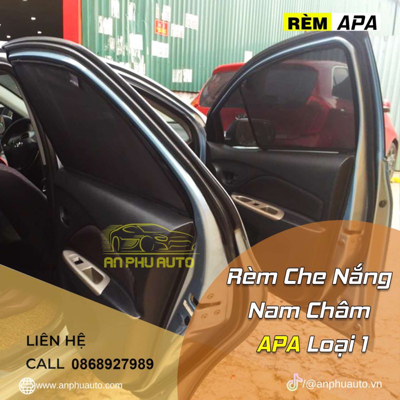 Rèm Nam Châm Ô Tô Toyota Yaris 2007-2012 Sedan - Hình ảnh 4