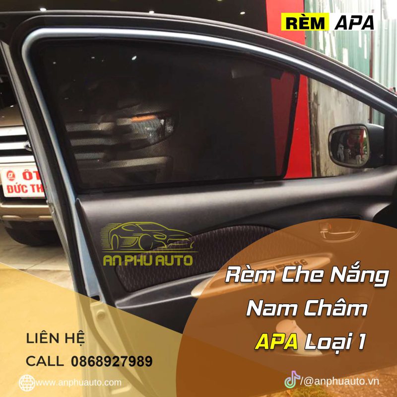 Rèm Nam Châm Ô Tô Toyota Yaris 2007-2012 Sedan - Hình ảnh 3