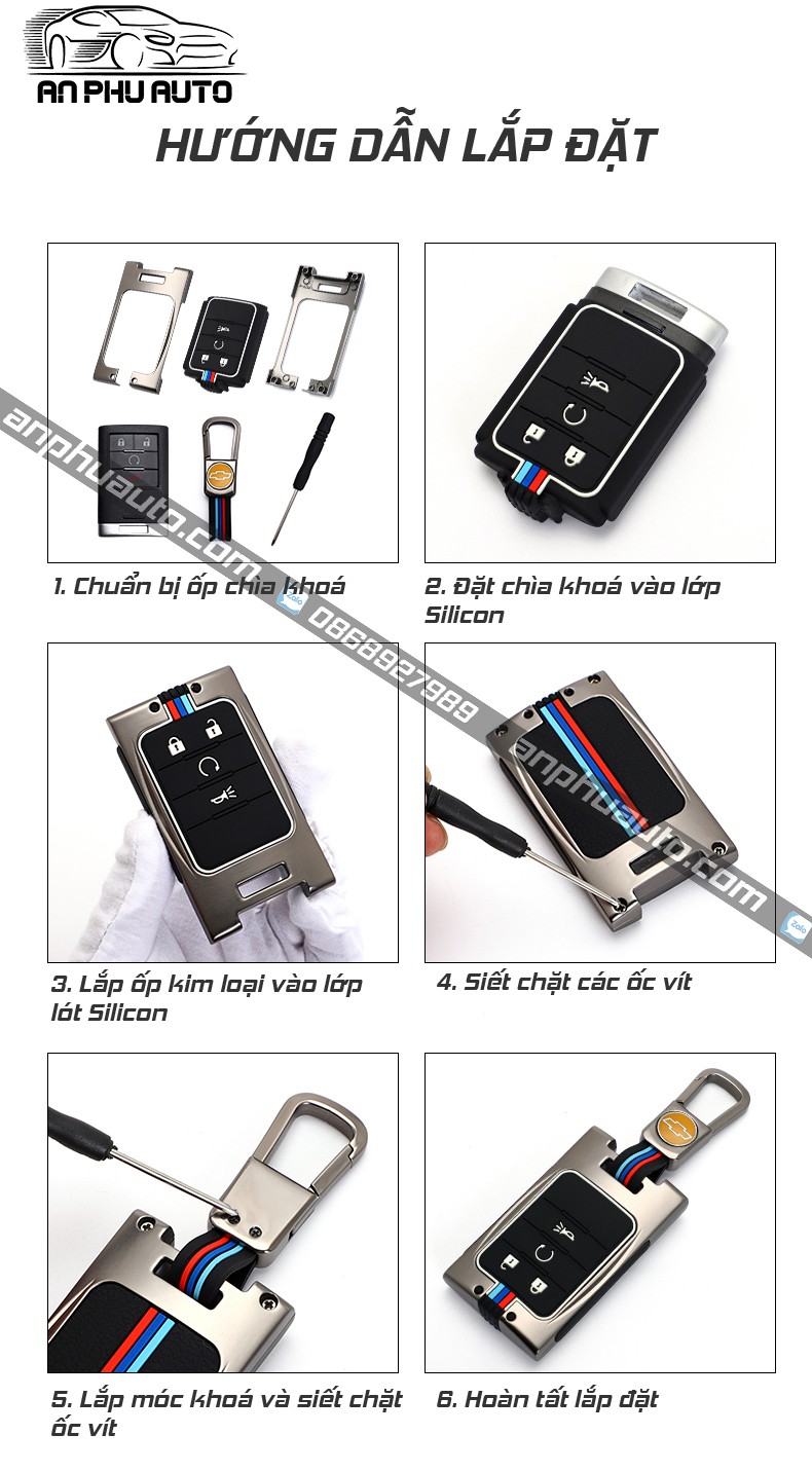 op chia khoa o to chevrolet suv 2015 2017 1